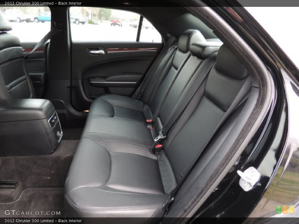 Black Interior Rear Seat for the 2012 Chrysler 300 Limited #76882399