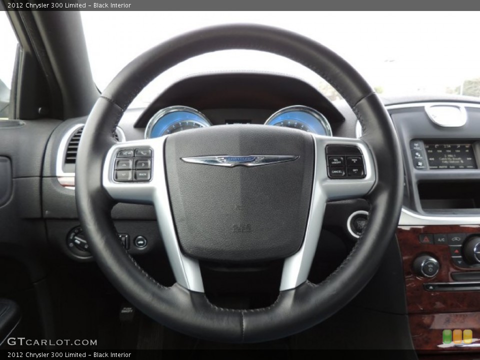 Black Interior Steering Wheel for the 2012 Chrysler 300 Limited #76882446