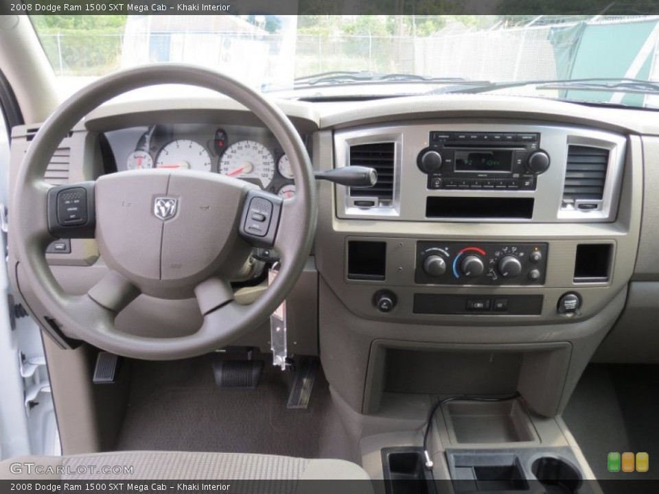 Khaki Interior Dashboard for the 2008 Dodge Ram 1500 SXT Mega Cab #76884246