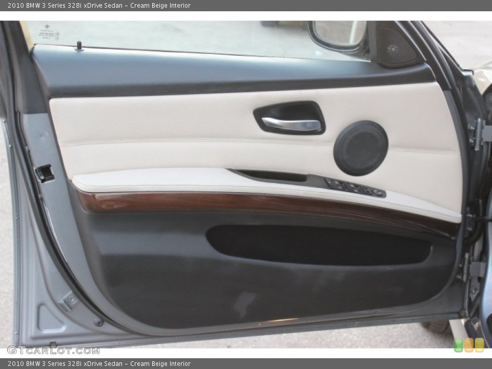 Cream Beige Interior Door Panel for the 2010 BMW 3 Series 328i xDrive Sedan #76884359