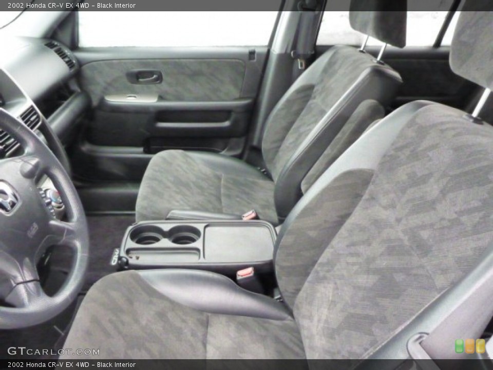 Black Interior Front Seat for the 2002 Honda CR-V EX 4WD #76886295