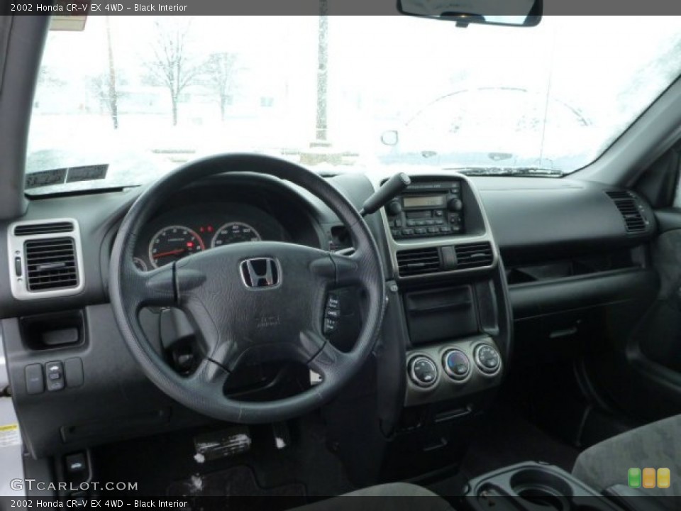Black Interior Dashboard for the 2002 Honda CR-V EX 4WD #76886322