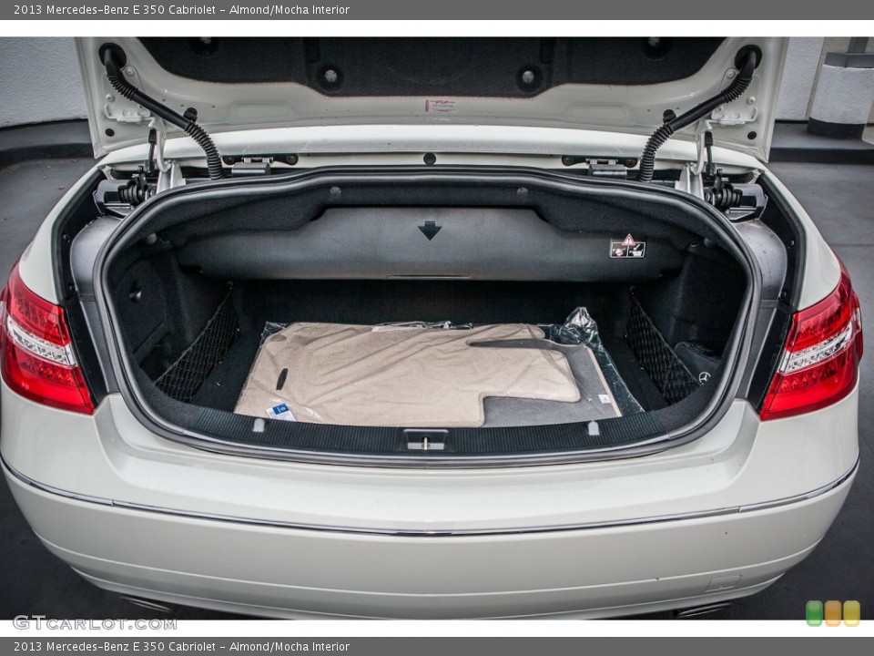 Almond/Mocha Interior Trunk for the 2013 Mercedes-Benz E 350 Cabriolet #76886916