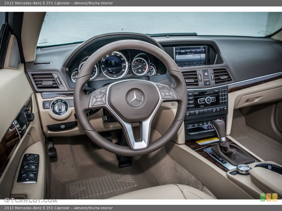 Almond/Mocha Interior Dashboard for the 2013 Mercedes-Benz E 350 Cabriolet #76886972
