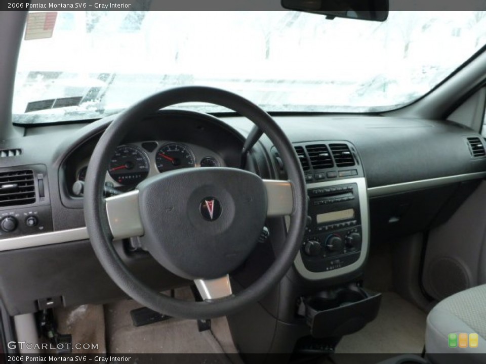 Gray Interior Dashboard for the 2006 Pontiac Montana SV6 #76887171