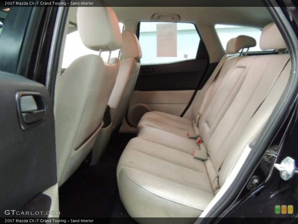 Sand Interior Rear Seat for the 2007 Mazda CX-7 Grand Touring #76887895