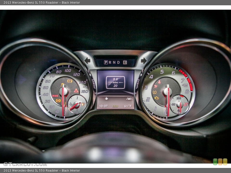 Black Interior Gauges for the 2013 Mercedes-Benz SL 550 Roadster #76887928