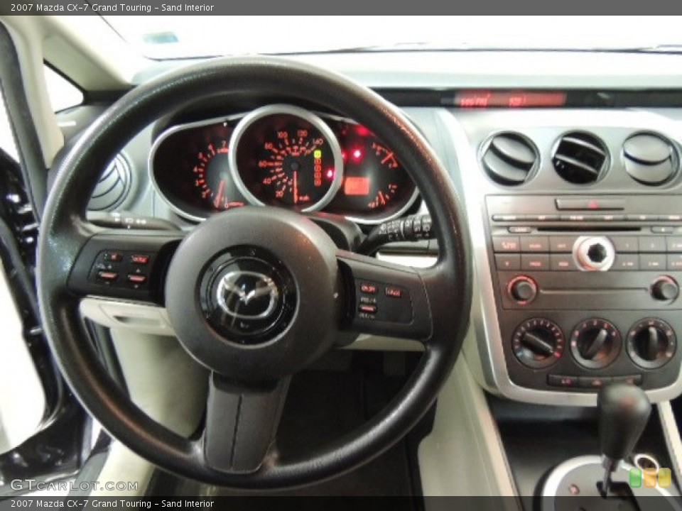 Sand Interior Steering Wheel for the 2007 Mazda CX-7 Grand Touring #76888116