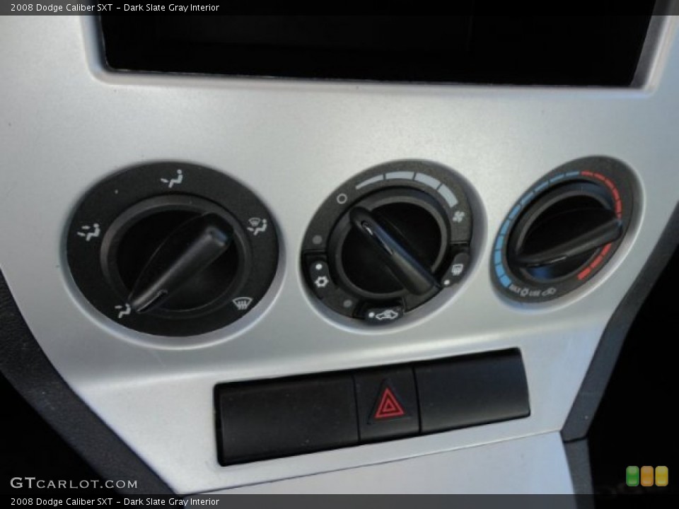 Dark Slate Gray Interior Controls for the 2008 Dodge Caliber SXT #76888606