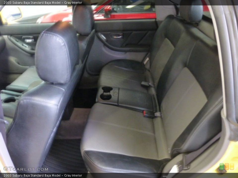 Gray Interior Rear Seat for the 2003 Subaru Baja  #76888653