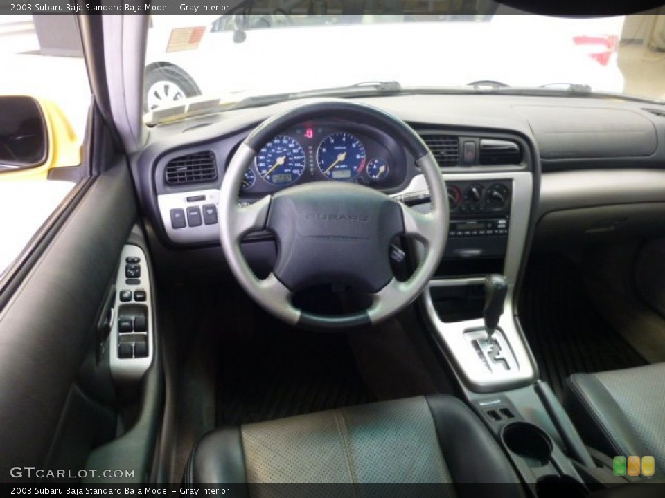 Gray Interior Dashboard for the 2003 Subaru Baja  #76888674