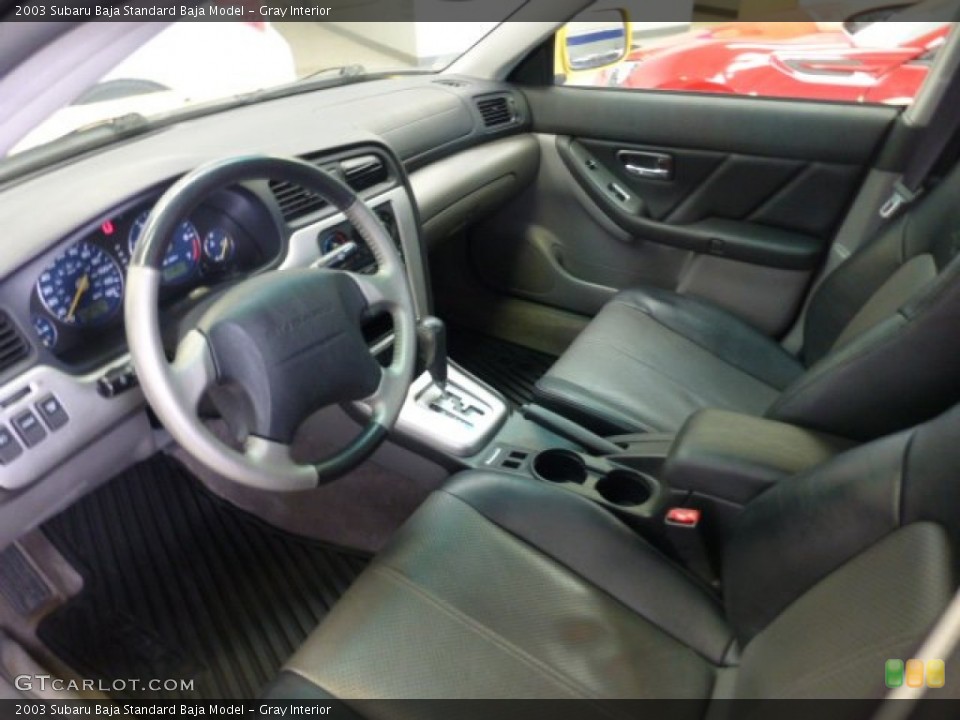 Gray Interior Photo for the 2003 Subaru Baja  #76888701