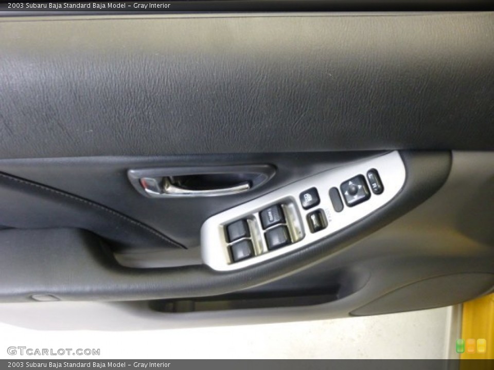 Gray Interior Controls for the 2003 Subaru Baja  #76888722
