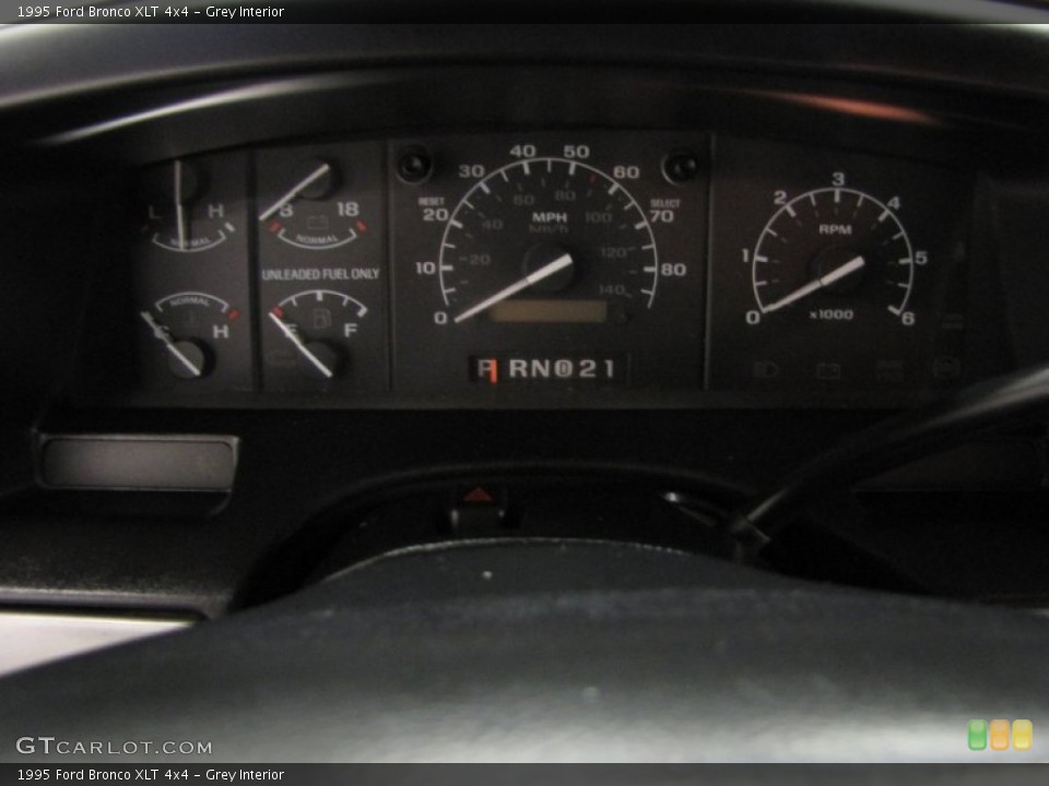 Grey Interior Gauges for the 1995 Ford Bronco XLT 4x4 #76888989