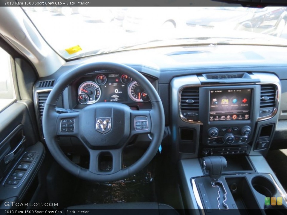 Black Interior Dashboard for the 2013 Ram 1500 Sport Crew Cab #76889595
