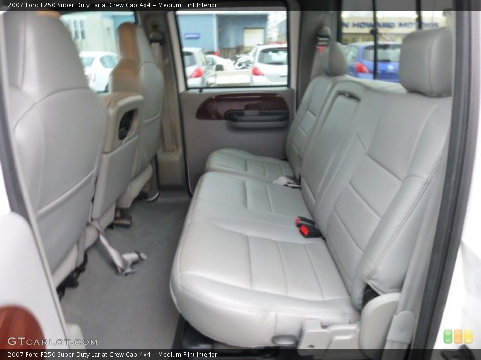 Medium Flint Interior Rear Seat for the 2007 Ford F250 Super Duty Lariat Crew Cab 4x4 #76890451