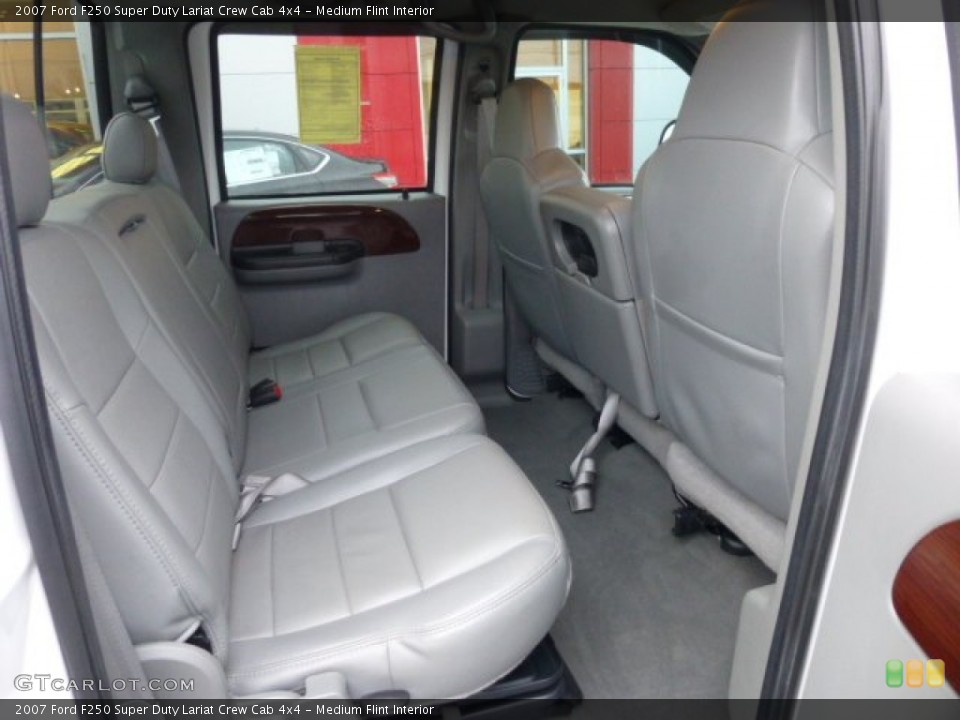 Medium Flint Interior Rear Seat for the 2007 Ford F250 Super Duty Lariat Crew Cab 4x4 #76890633