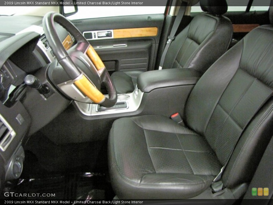 Limited Charcoal Black/Light Stone 2009 Lincoln MKX Interiors
