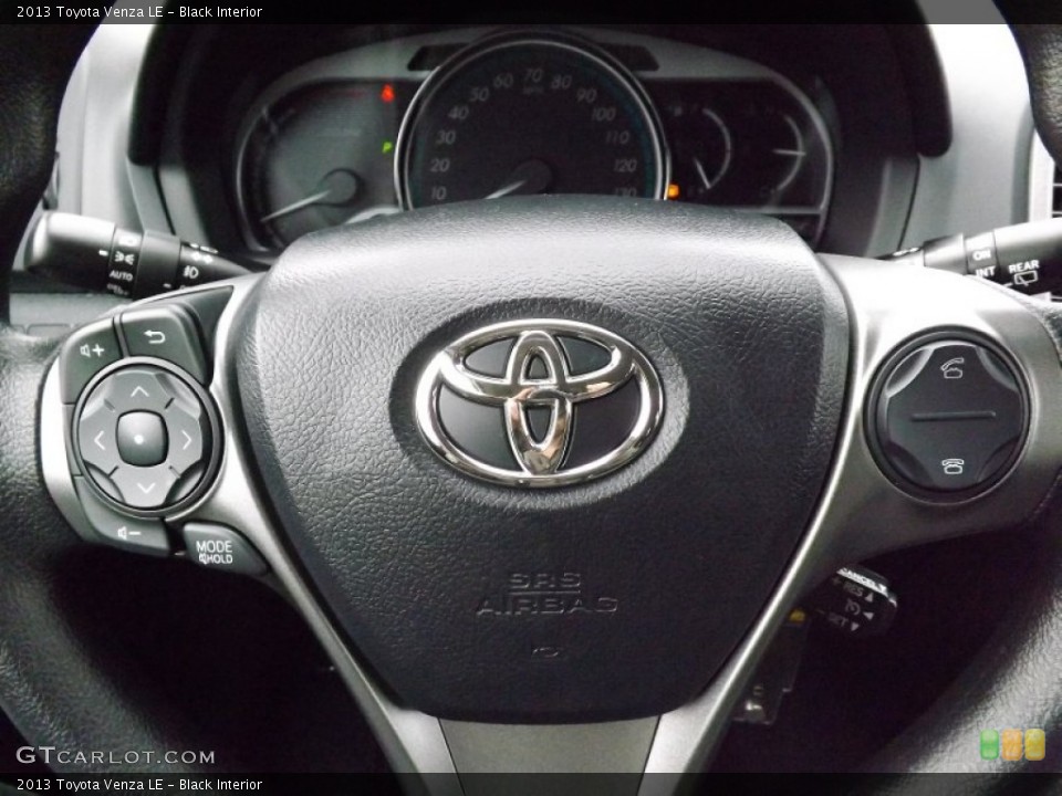 Black Interior Steering Wheel for the 2013 Toyota Venza LE #76890684