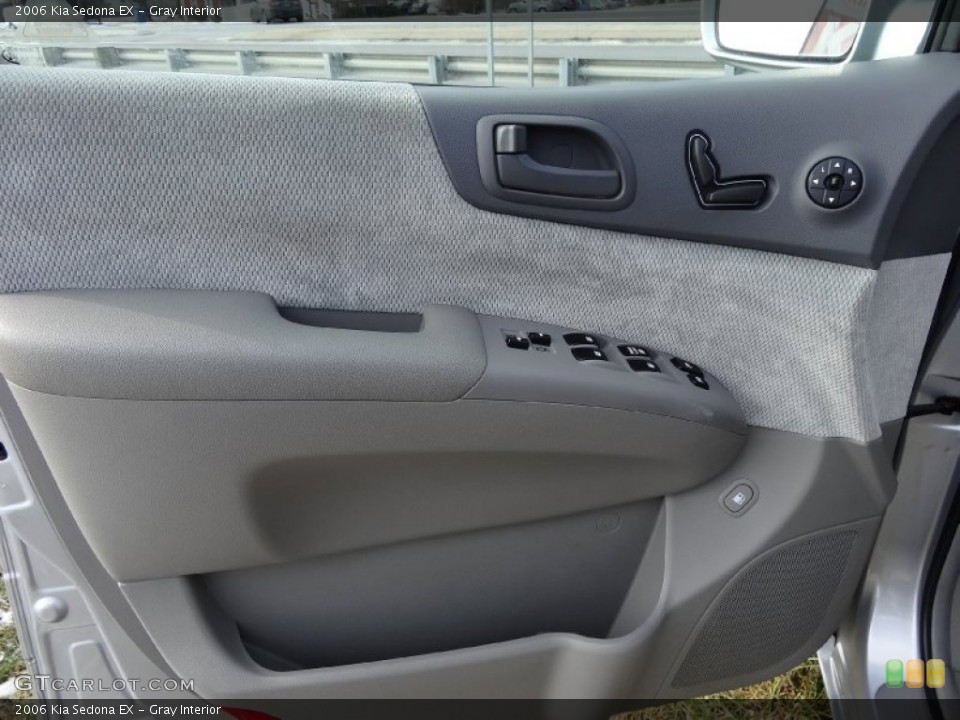 Gray Interior Door Panel for the 2006 Kia Sedona EX #76890927