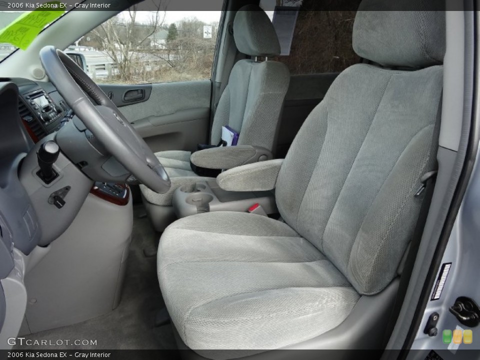Gray Interior Front Seat for the 2006 Kia Sedona EX #76890975