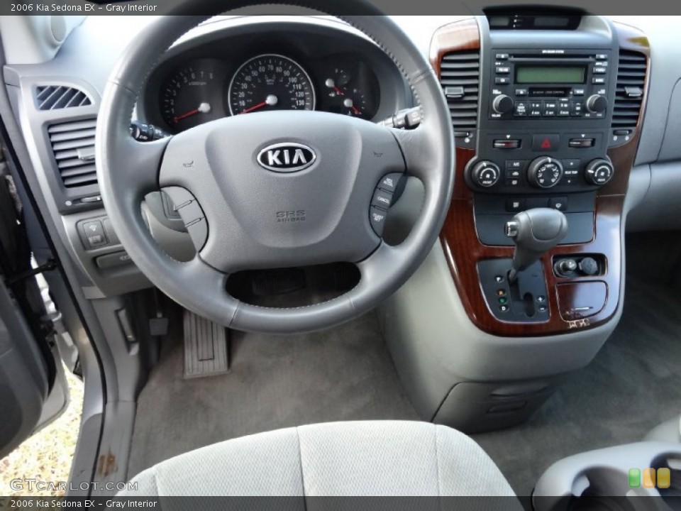 Gray Interior Dashboard for the 2006 Kia Sedona EX #76891086