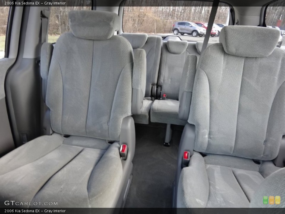 Gray Interior Rear Seat for the 2006 Kia Sedona EX #76891128