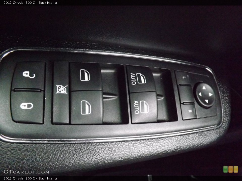 Black Interior Controls for the 2012 Chrysler 300 C #76891259
