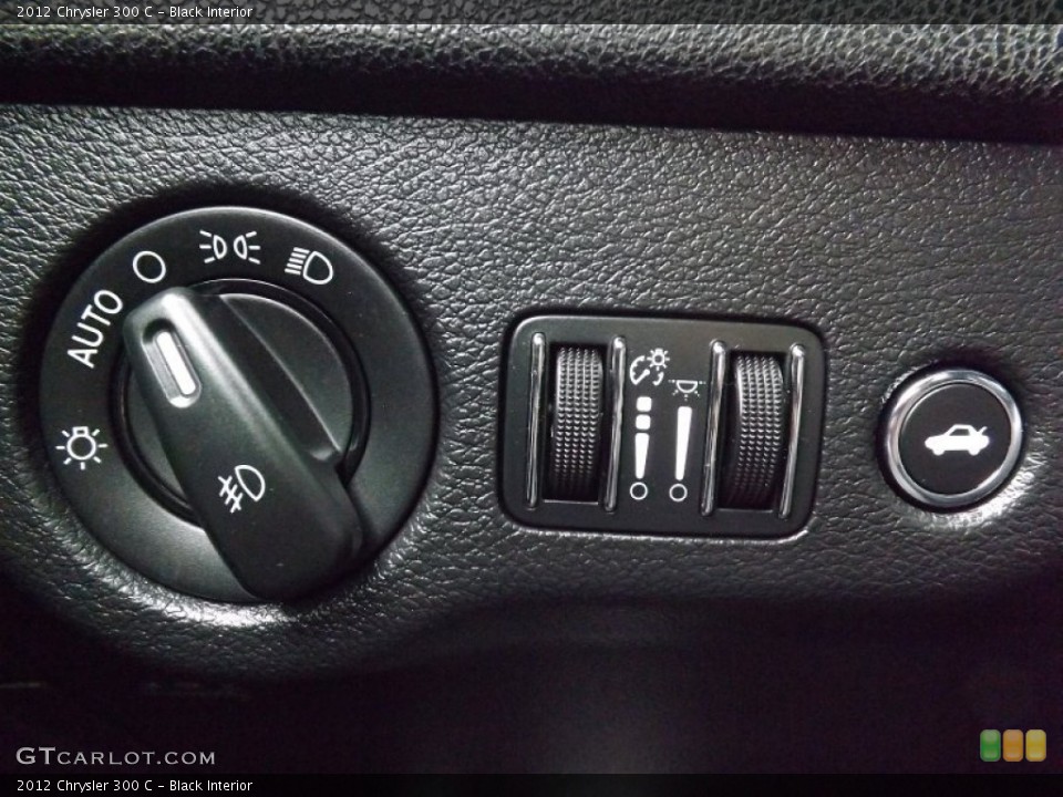 Black Interior Controls for the 2012 Chrysler 300 C #76891290