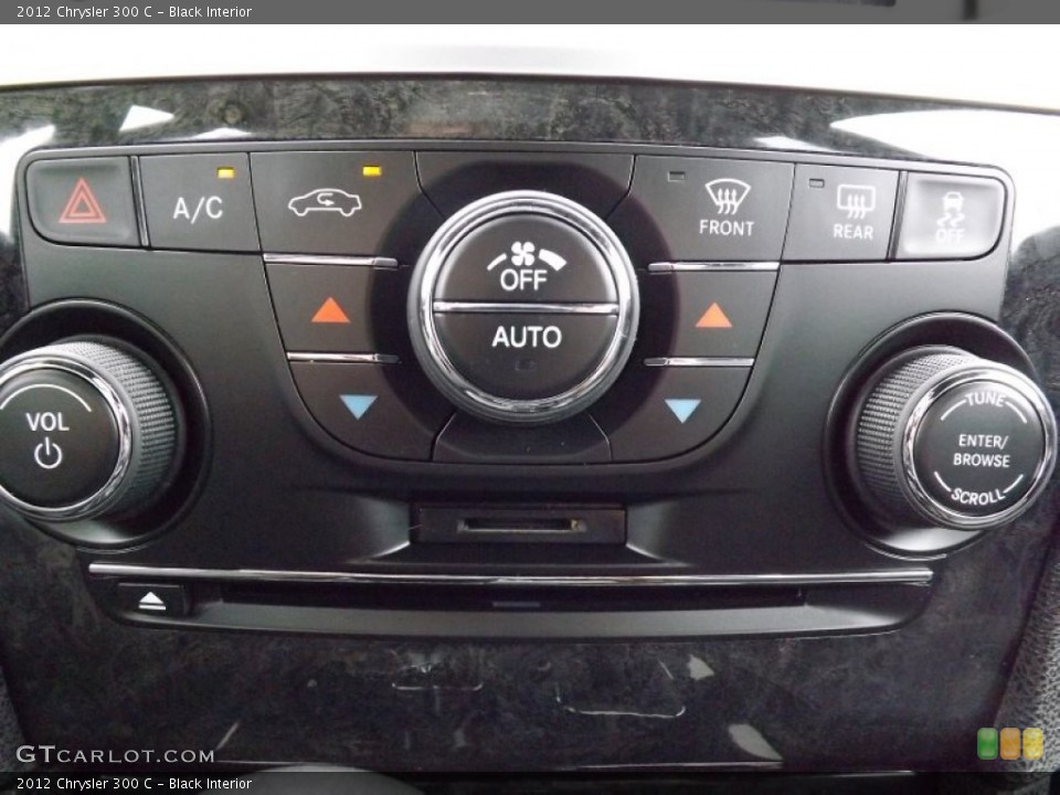 Black Interior Controls for the 2012 Chrysler 300 C #76891411