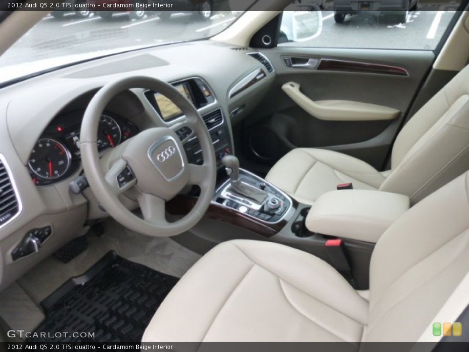 Cardamom Beige Interior Prime Interior for the 2012 Audi Q5 2.0 TFSI quattro #76891721