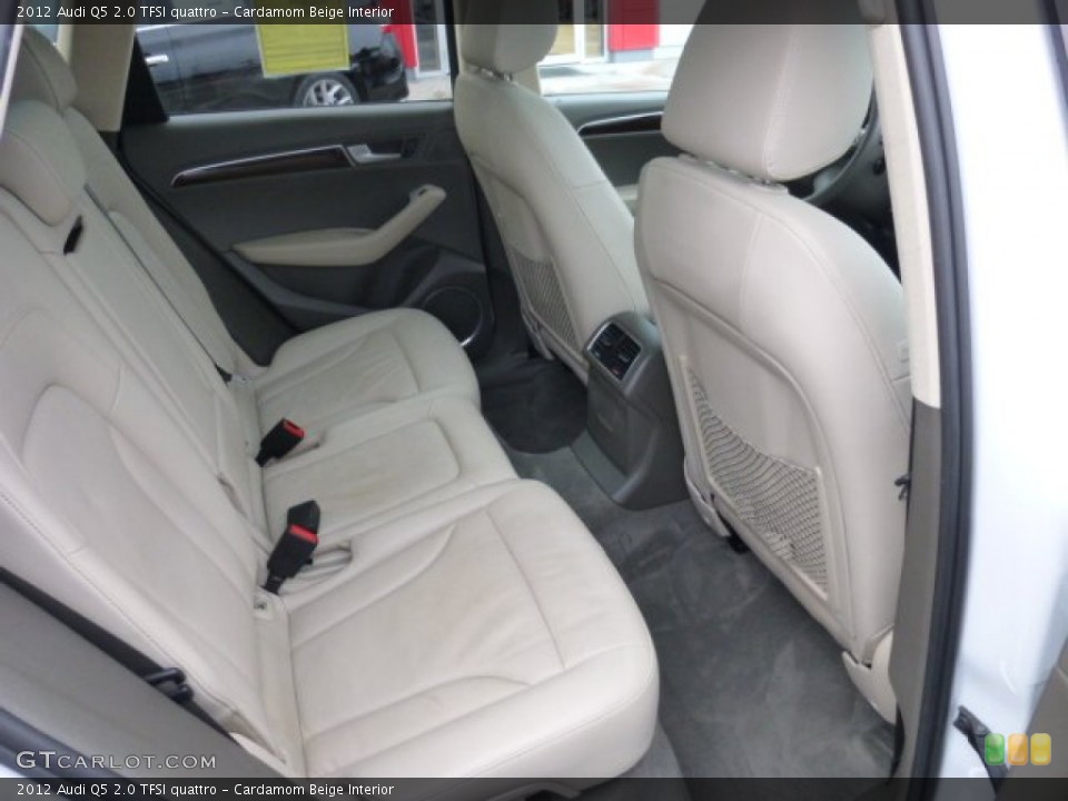 Cardamom Beige Interior Rear Seat for the 2012 Audi Q5 2.0 TFSI quattro #76891863