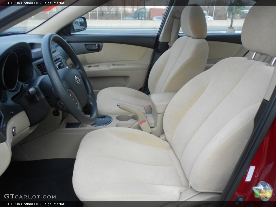 Beige Interior Front Seat for the 2010 Kia Optima LX #76892397