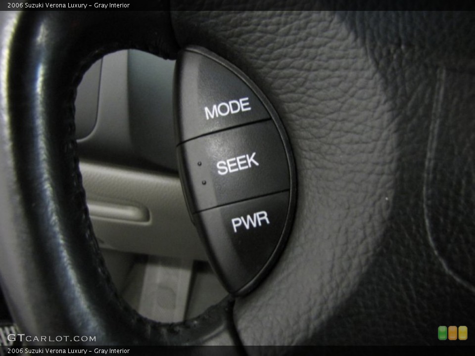 Gray Interior Controls for the 2006 Suzuki Verona Luxury #76892427