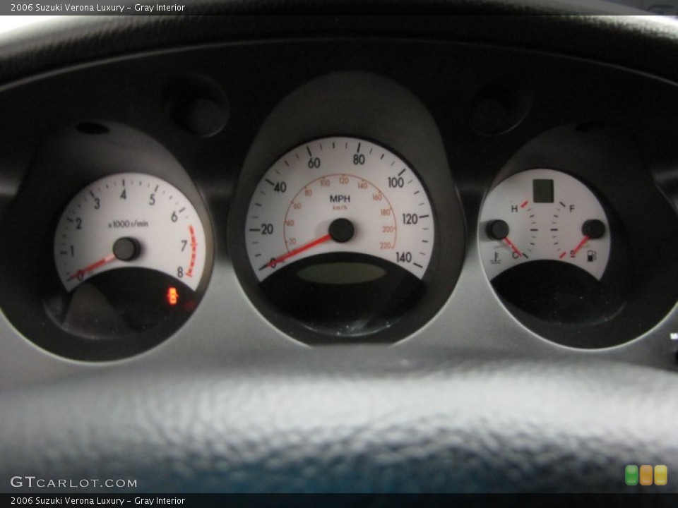 Gray Interior Gauges for the 2006 Suzuki Verona Luxury #76892517