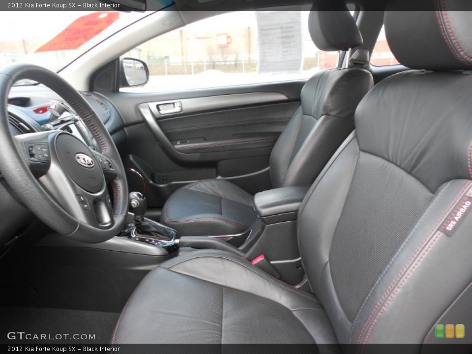 Black Interior Photo for the 2012 Kia Forte Koup SX #76892844