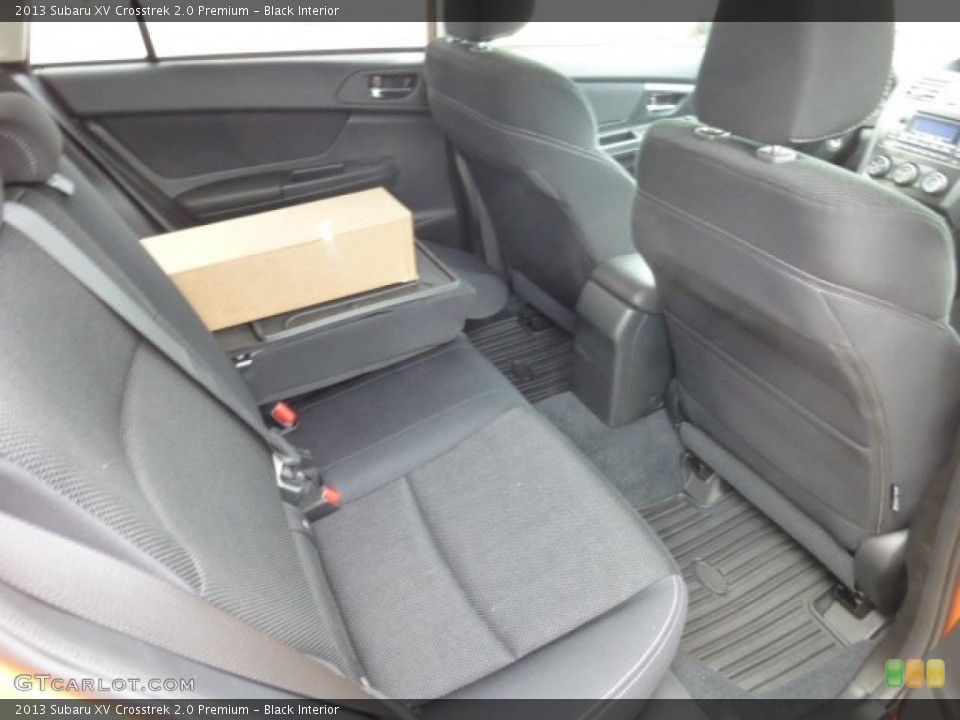Black Interior Rear Seat for the 2013 Subaru XV Crosstrek 2.0 Premium #76893052