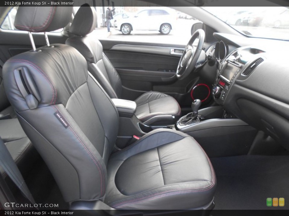 Black Interior Photo for the 2012 Kia Forte Koup SX #76893077
