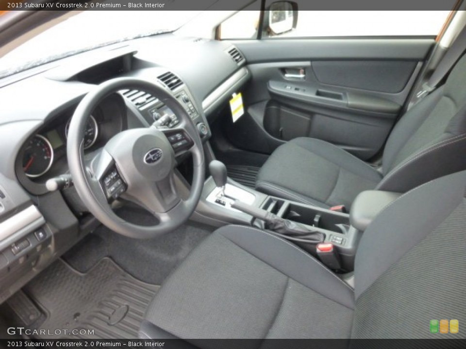 Black Interior Photo for the 2013 Subaru XV Crosstrek 2.0 Premium #76893144