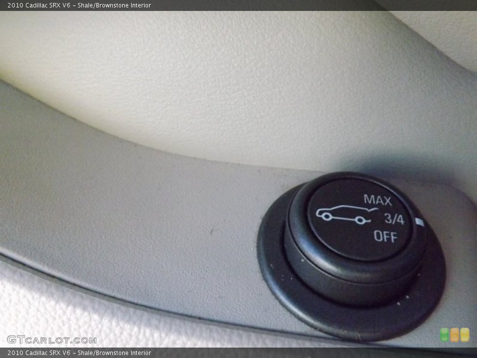 Shale/Brownstone Interior Controls for the 2010 Cadillac SRX V6 #76893336