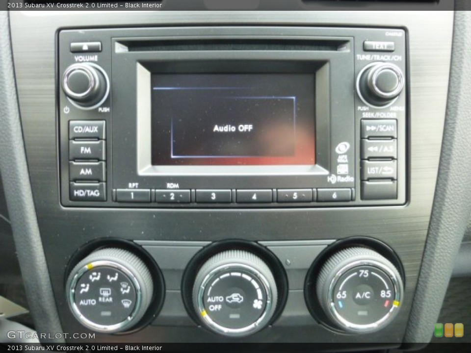 Black Interior Controls for the 2013 Subaru XV Crosstrek 2.0 Limited #76893585