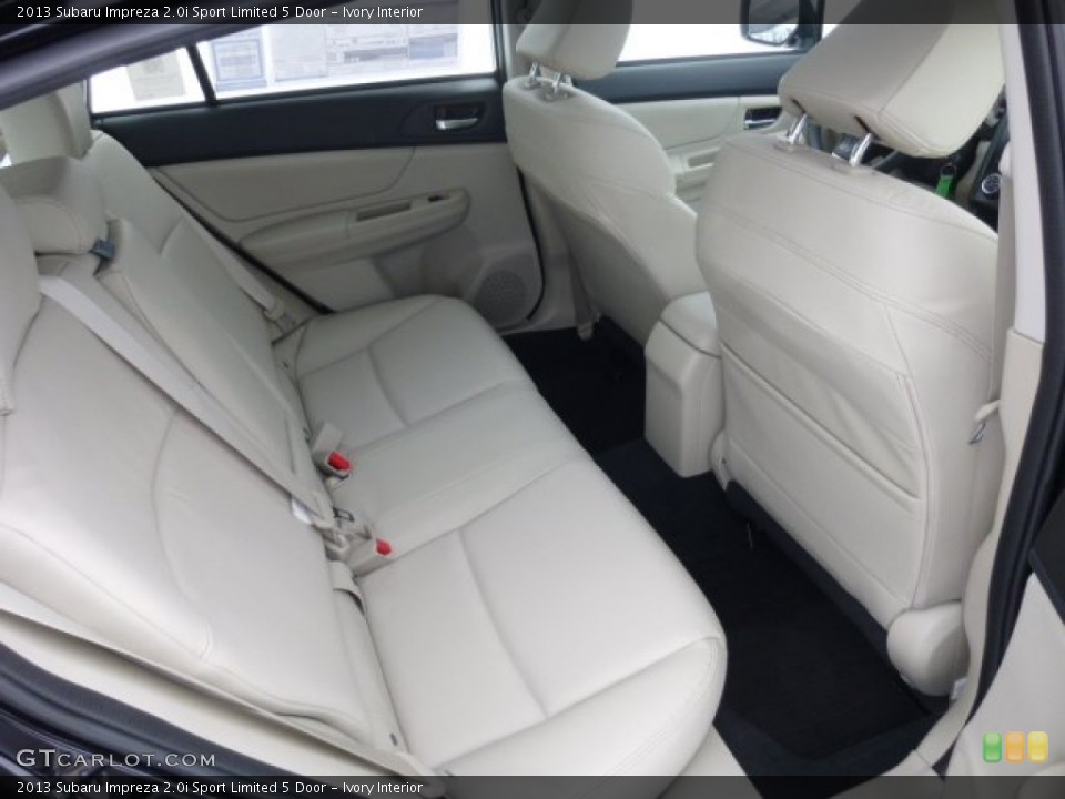 Ivory Interior Rear Seat for the 2013 Subaru Impreza 2.0i Sport Limited 5 Door #76893829