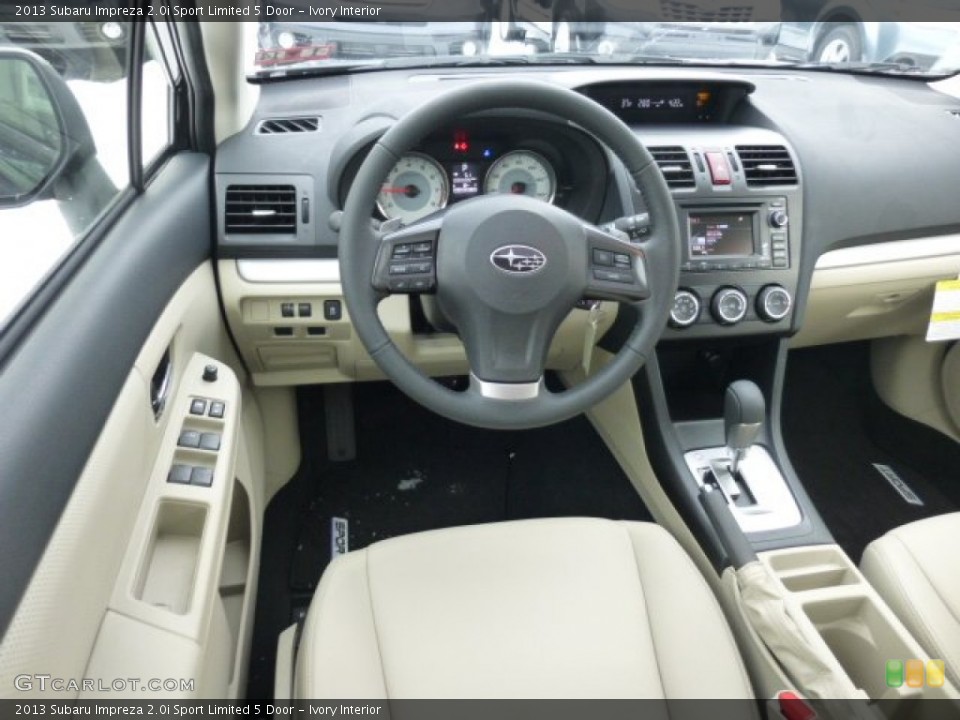 Ivory Interior Dashboard for the 2013 Subaru Impreza 2.0i Sport Limited 5 Door #76893882