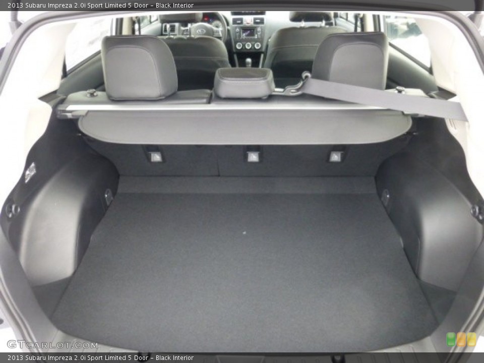 Black Interior Trunk for the 2013 Subaru Impreza 2.0i Sport Limited 5 Door #76894185