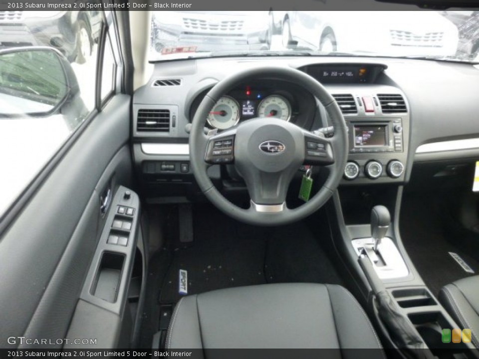 Black Interior Dashboard for the 2013 Subaru Impreza 2.0i Sport Limited 5 Door #76894218