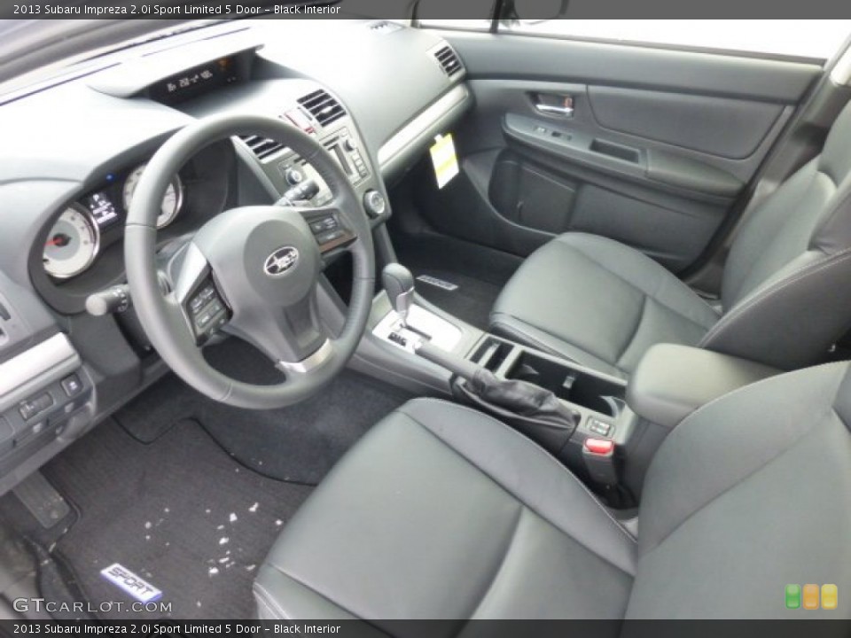 Black Interior Prime Interior for the 2013 Subaru Impreza 2.0i Sport Limited 5 Door #76894266