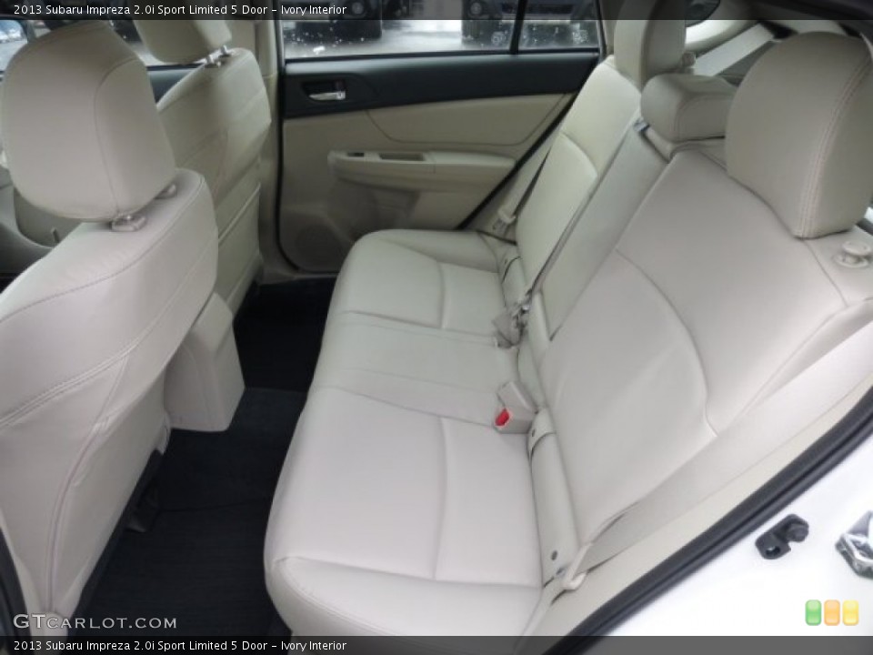 Ivory Interior Rear Seat for the 2013 Subaru Impreza 2.0i Sport Limited 5 Door #76894578