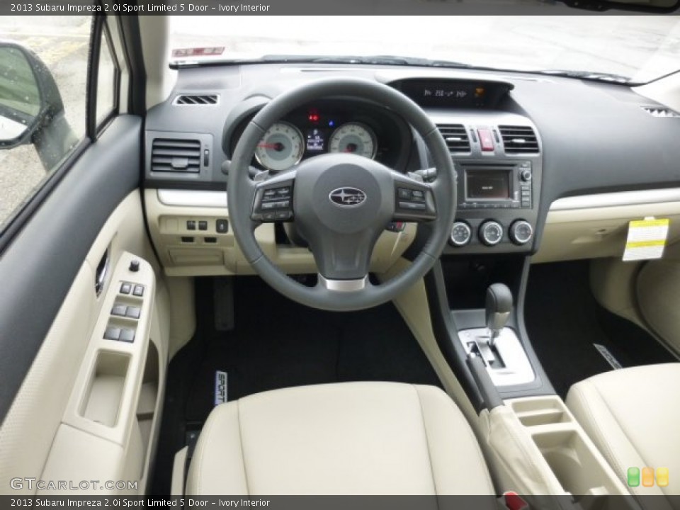 Ivory Interior Dashboard for the 2013 Subaru Impreza 2.0i Sport Limited 5 Door #76894602