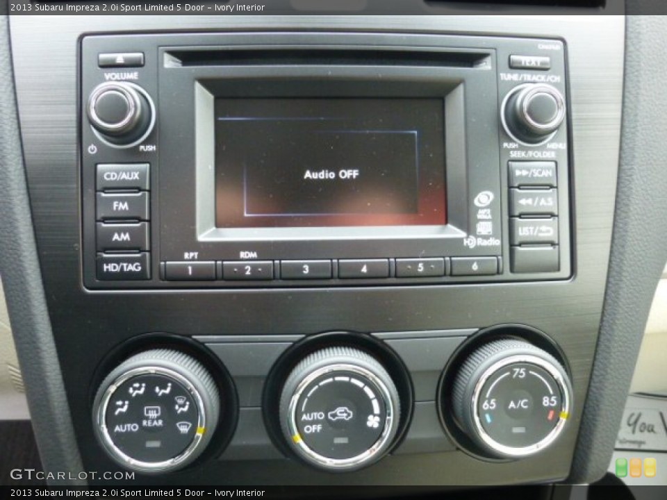 Ivory Interior Controls for the 2013 Subaru Impreza 2.0i Sport Limited 5 Door #76894680