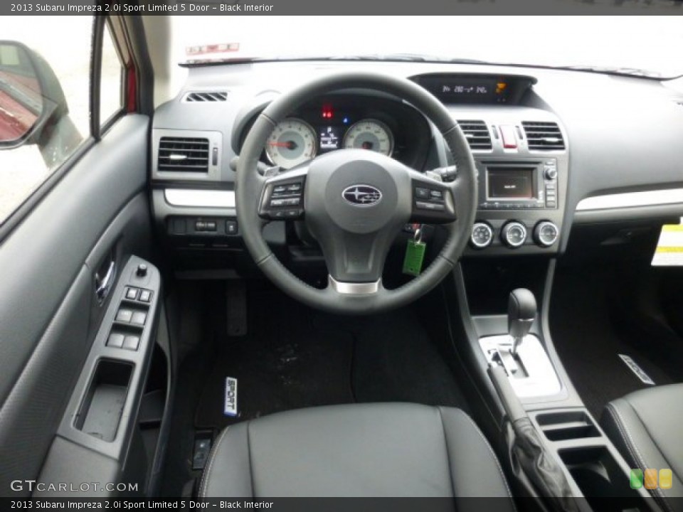 Black Interior Dashboard for the 2013 Subaru Impreza 2.0i Sport Limited 5 Door #76894947